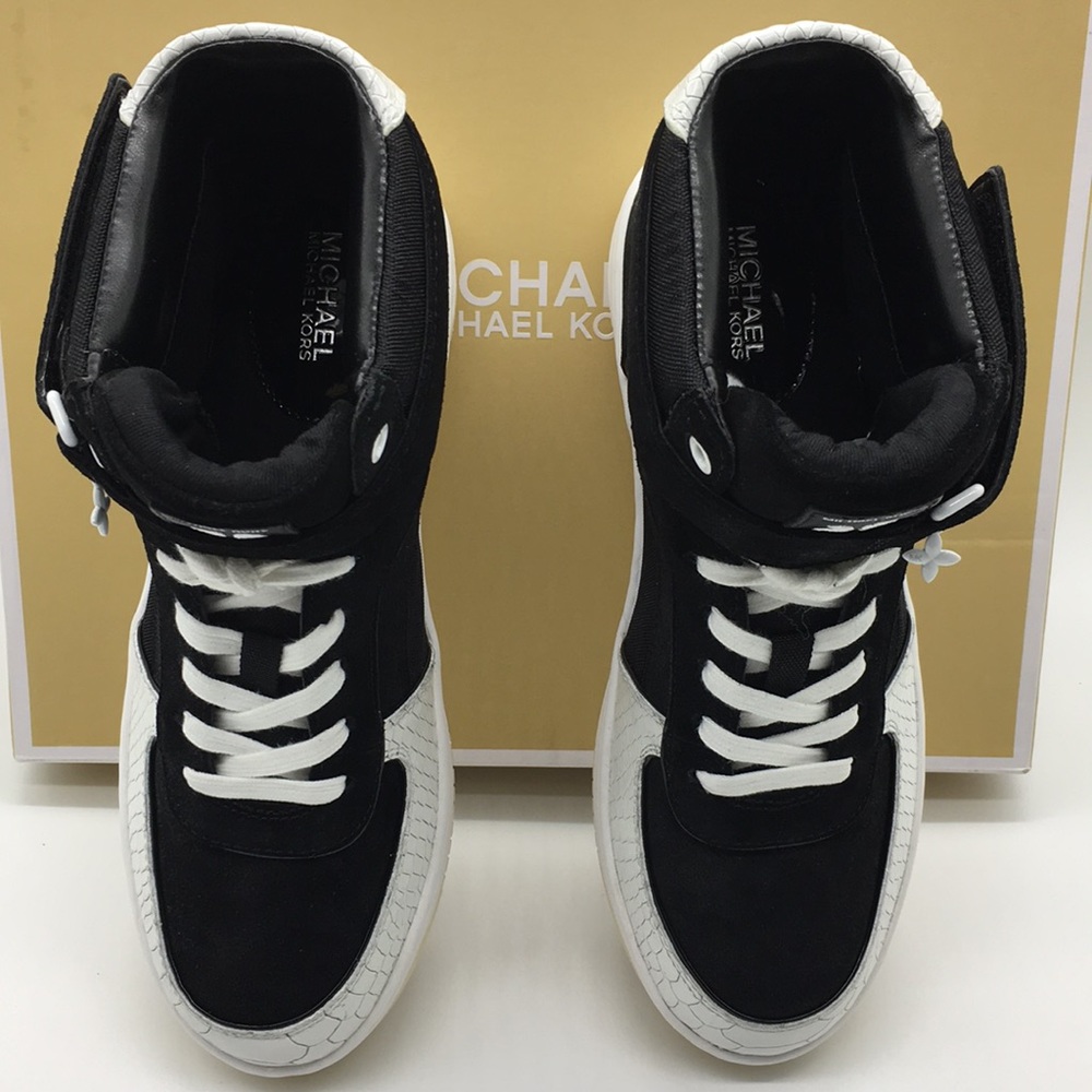 Michael Kors Jaden High Top Canvas black/opticwhit - Picture 8 of 8